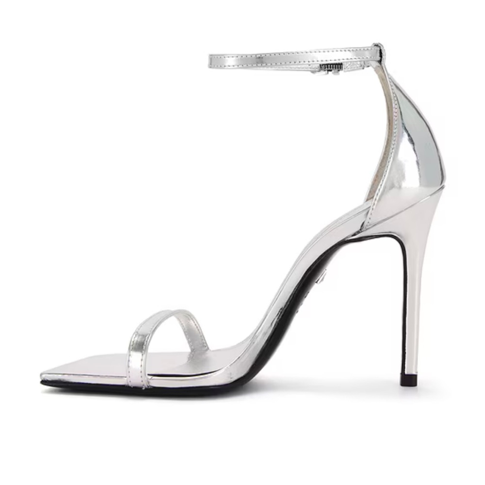 Schutz Jenna Sandal in Prata, Size: 7 - Picture 3 of 11